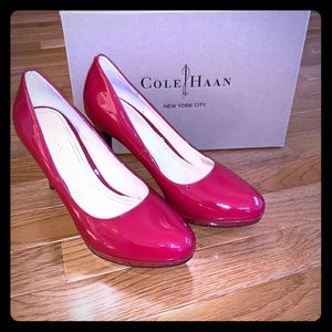 Cole Haan Chelsea Pumps - Tango Red 8 1/2
